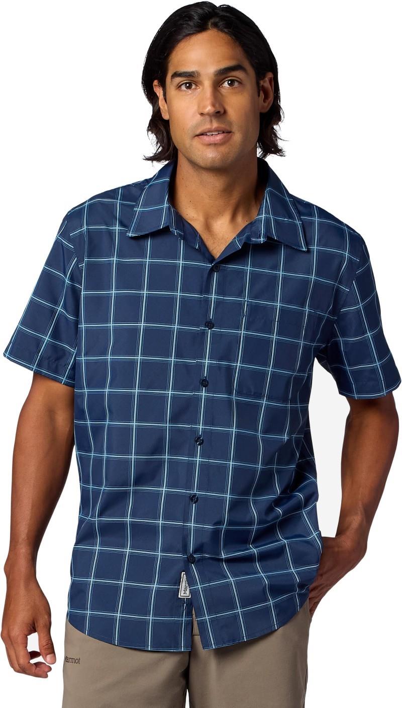 AirExchange UPF 40 SS Shirt - Mens - nightfall off the grid plaid 1