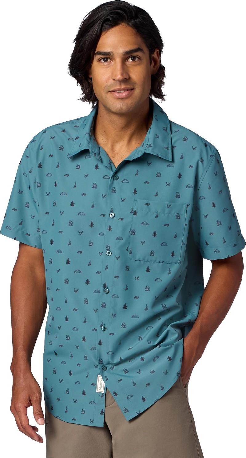 AirExchange UPF 40 SS Shirt - Mens - seafloor camping trip 1