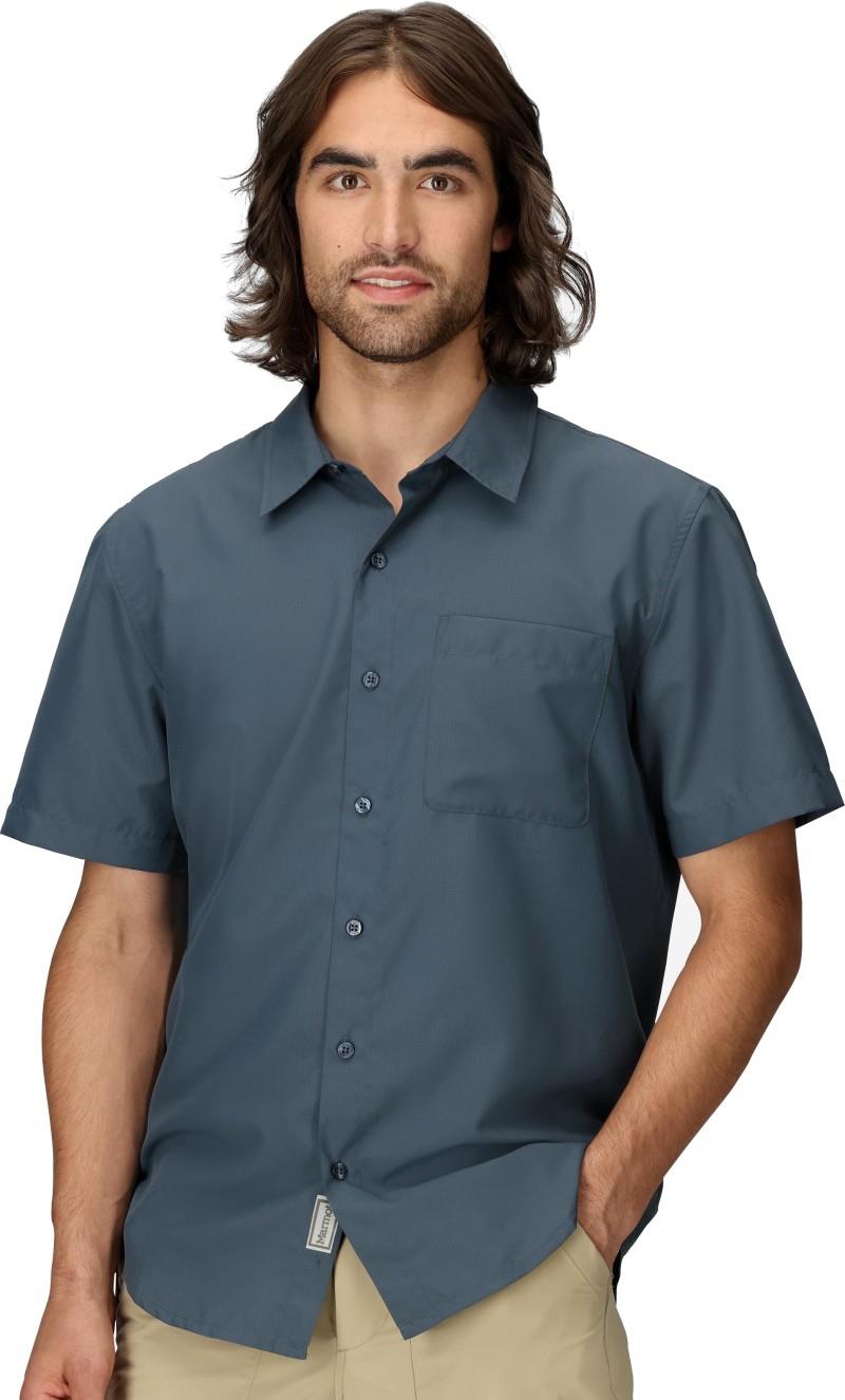 AirExchange UPF 40 SS Shirt - Mens - thunderhead 1