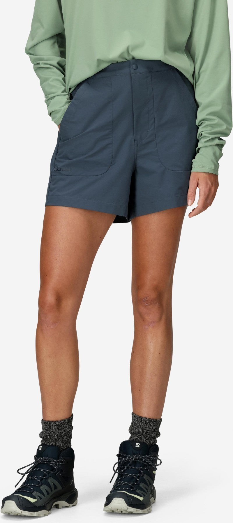 AirExchange UPF 40 Shorts, 4" Inseam - Womens - thunderhead 1
