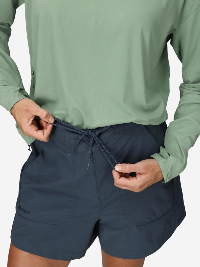 AirExchange UPF 40 Shorts, 4" Inseam - Womens - thunderhead 1