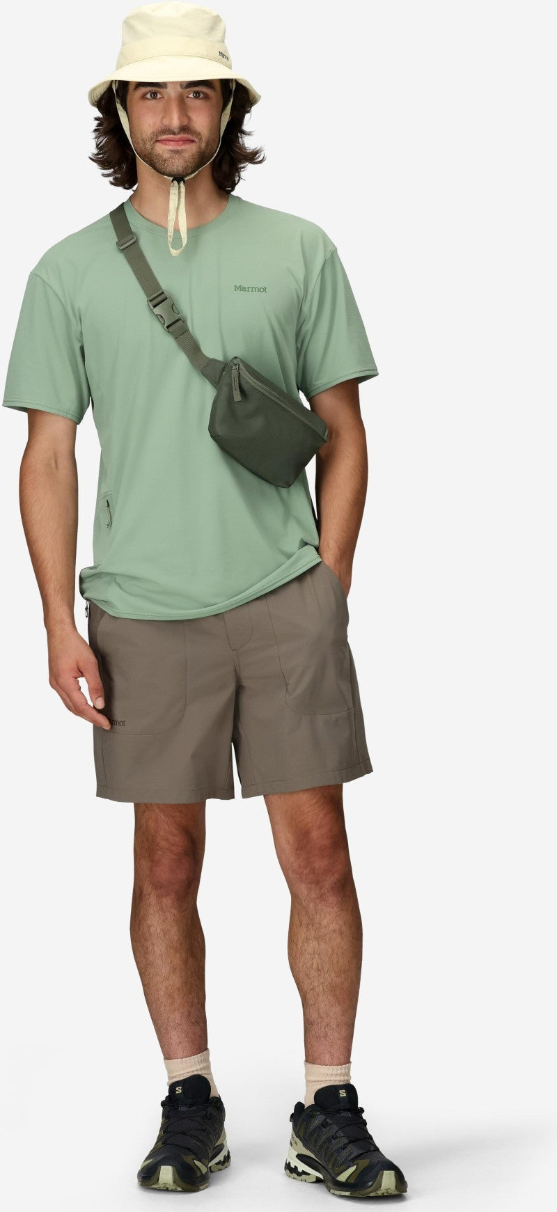 AirExchange UPF 40 Shorts, 7" Inseam - Mens - claystone 1