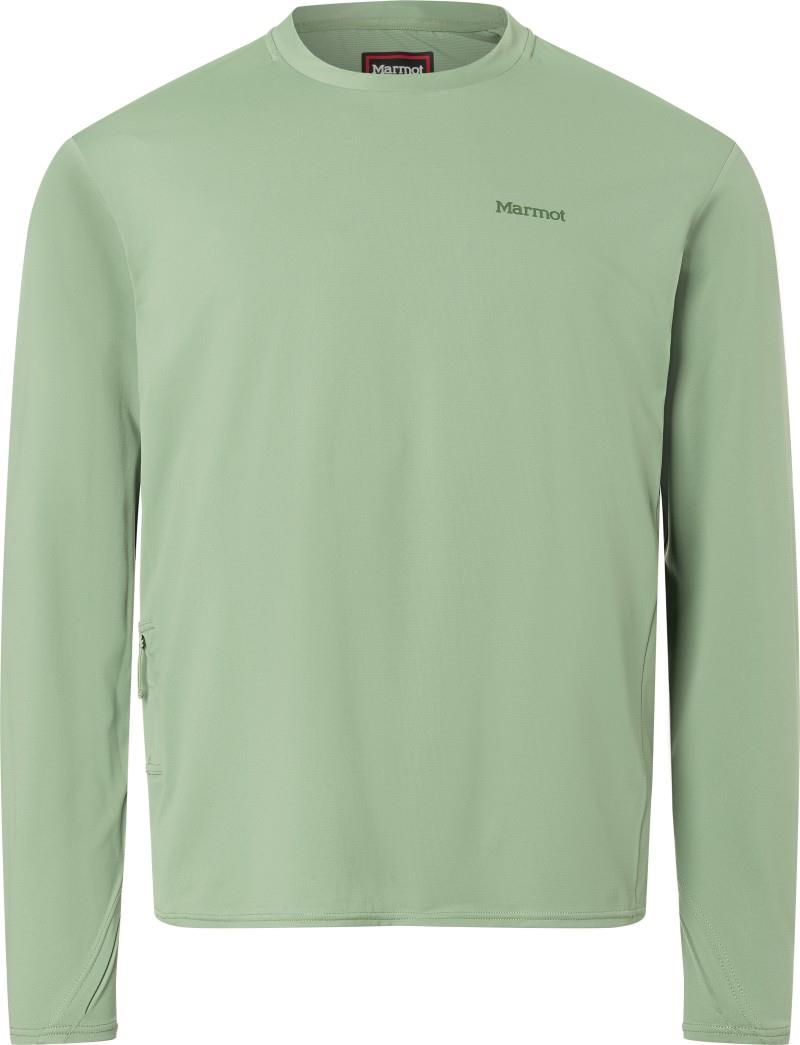 AirExchange UPF 50 Crew LS - Mens - agate green 1