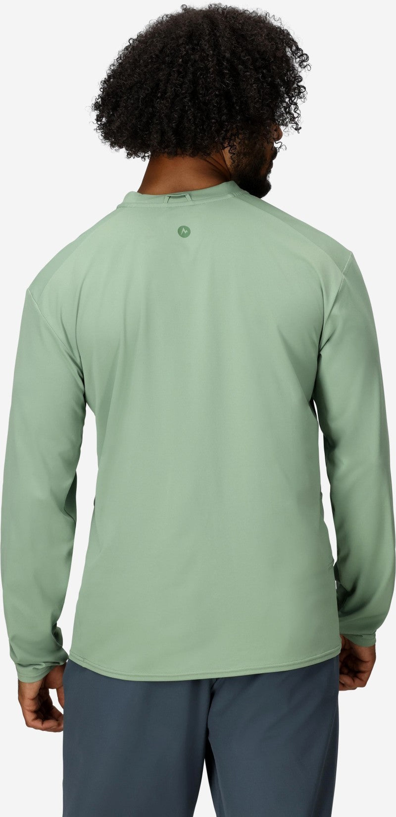 AirExchange UPF 50 Crew LS - Mens - agate green 1