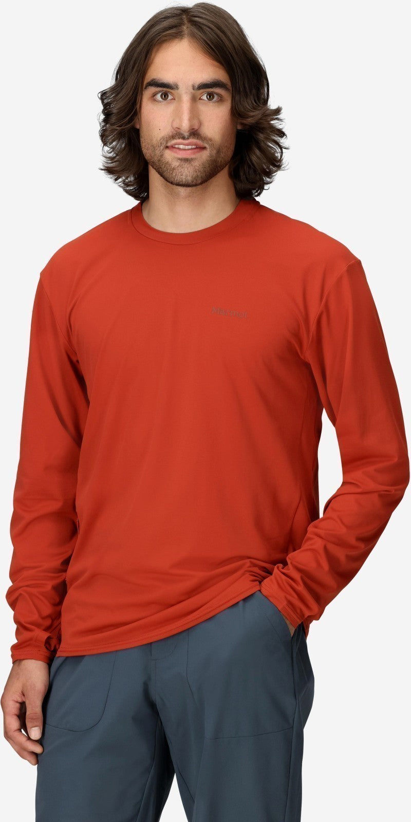 AirExchange UPF 50 Crew LS - Mens - sumac 1