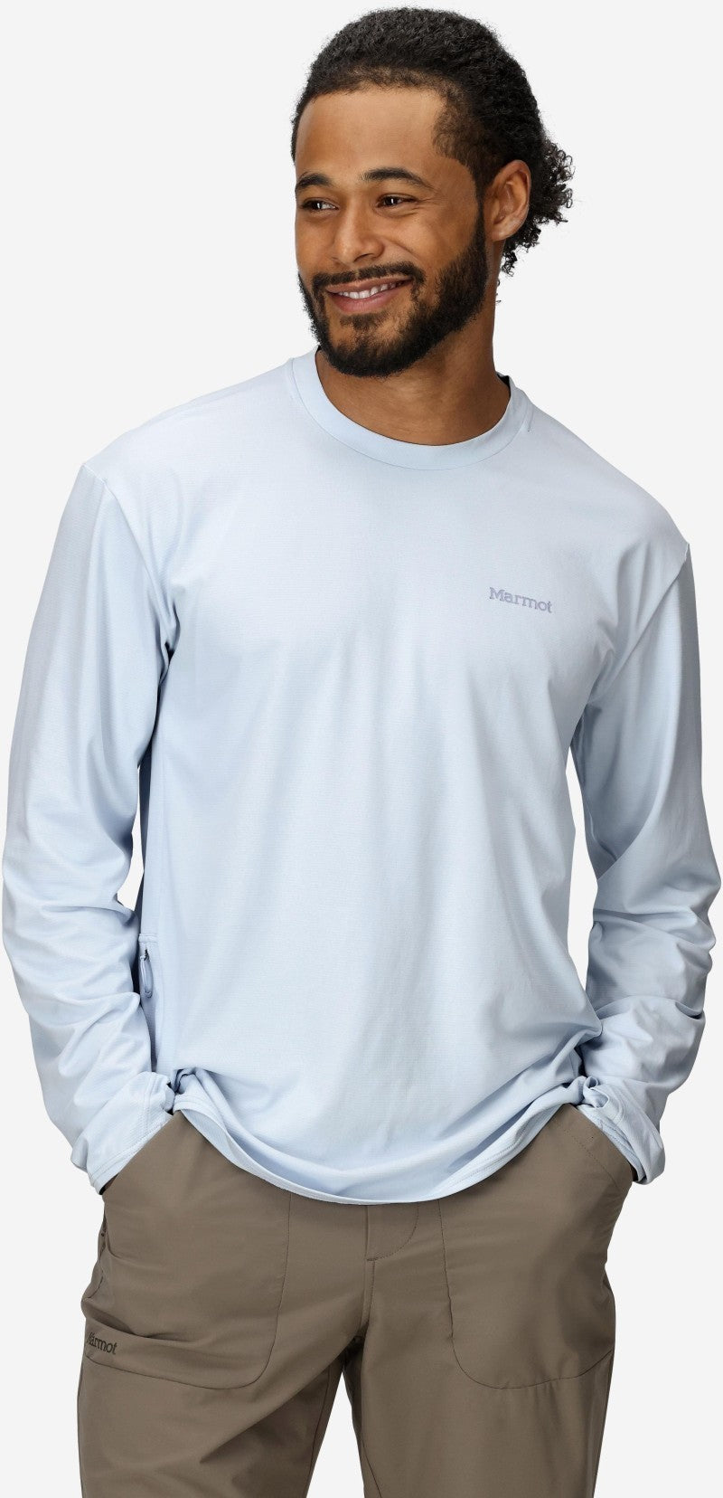 AirExchange UPF 50 Crew LS - Mens - vapor 1