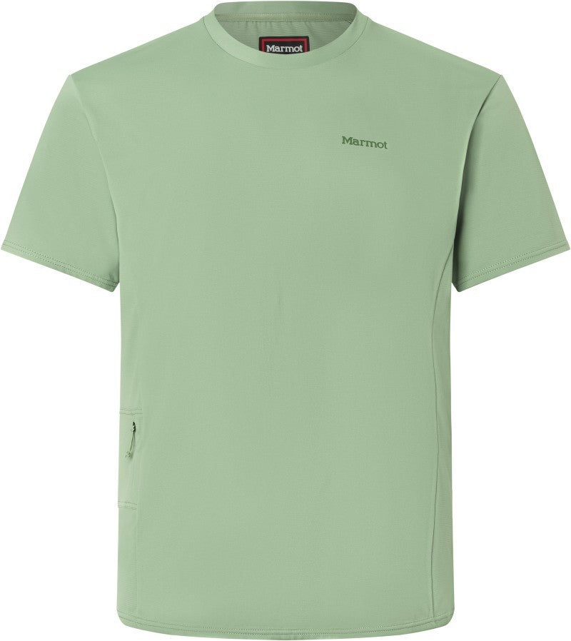 AirExchange UPF 50 Crew SS - Mens - agate green 1