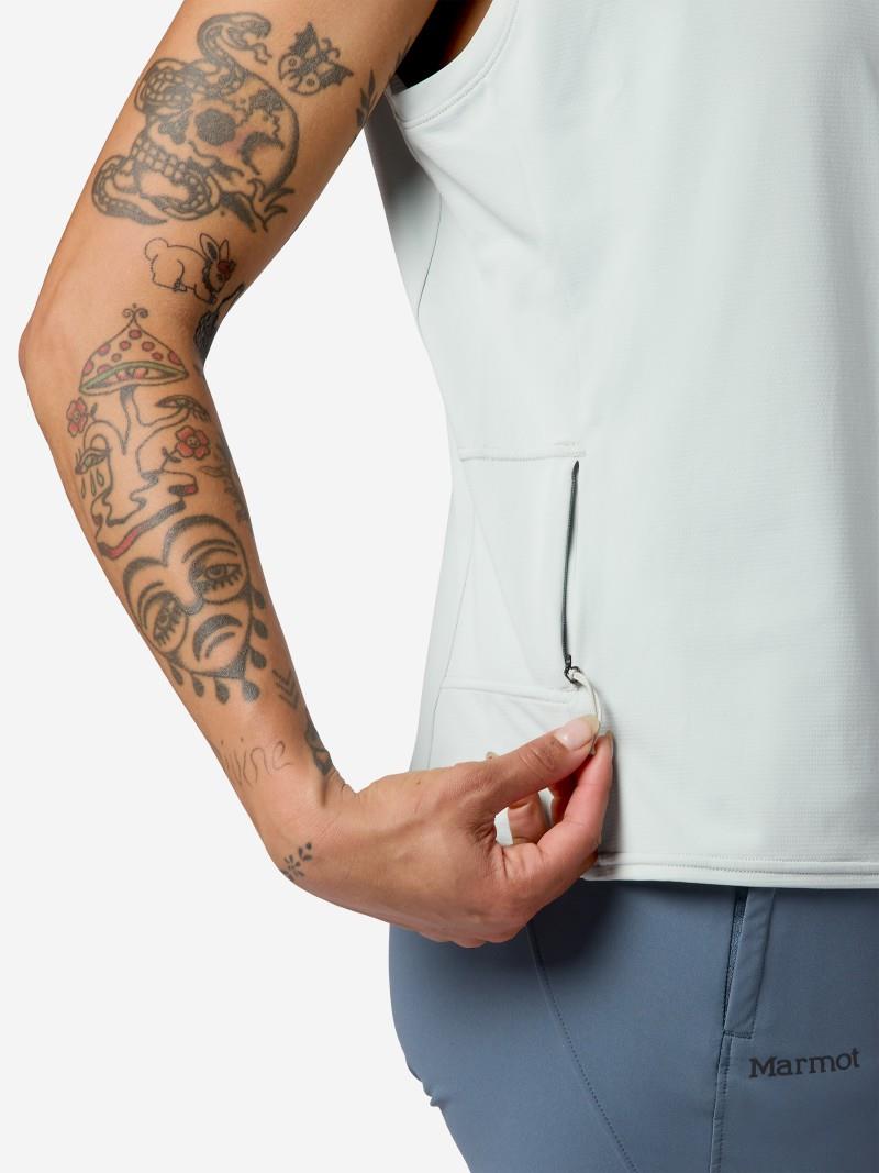 AirExchange UPF 50 High Neck Tank - Womens - boulder crack 1