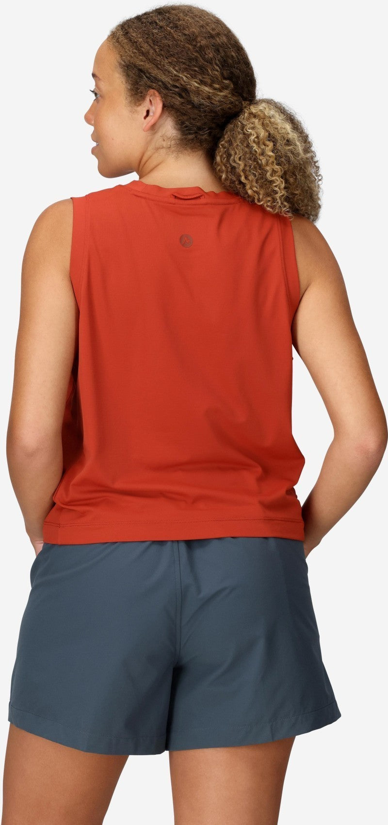 AirExchange UPF 50 High Neck Tank - Womens - sumac 1