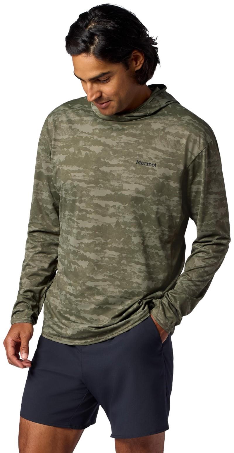 AirExchange UPF 50 Hoody - Mens - olive grove lagos 1