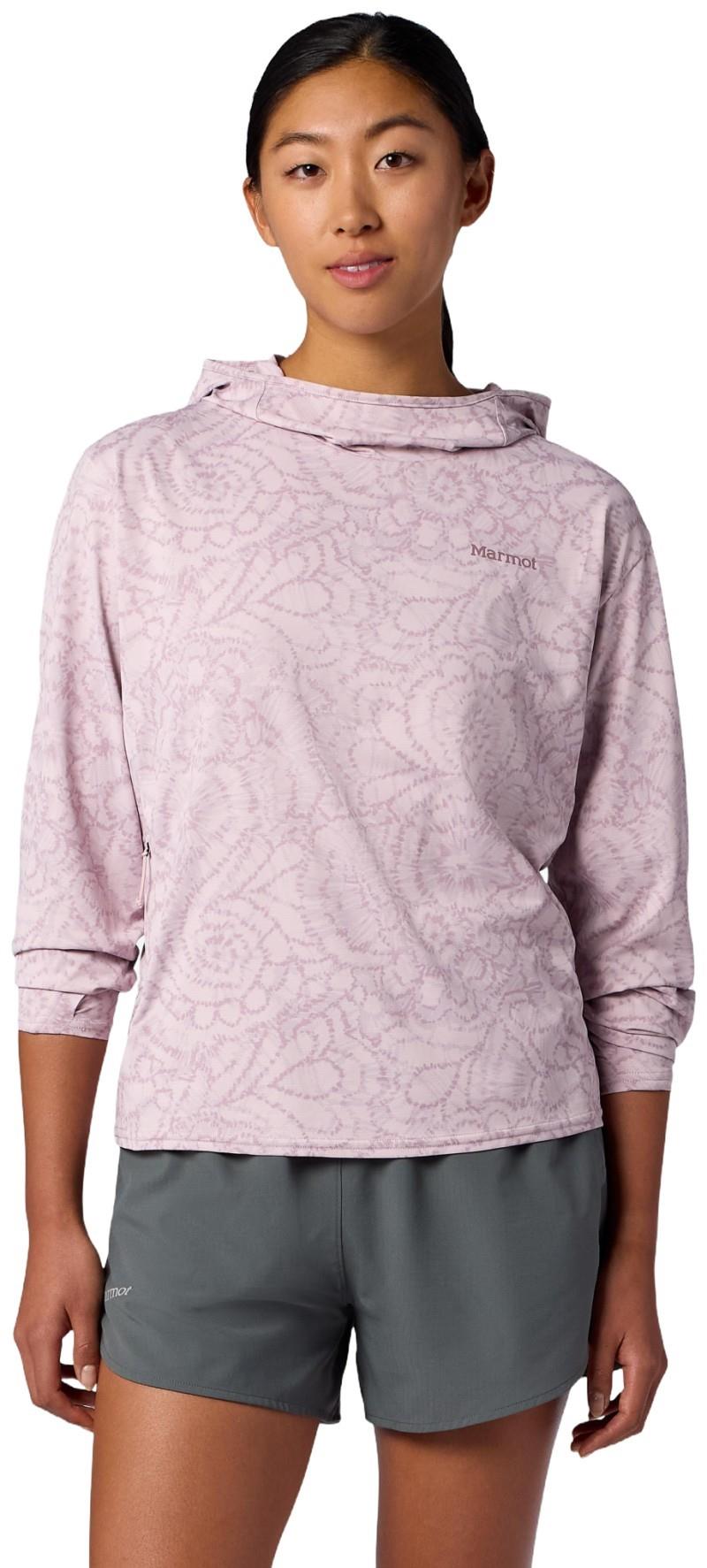 AirExchange UPF 50 Hoody - Womens - dust twirl 1