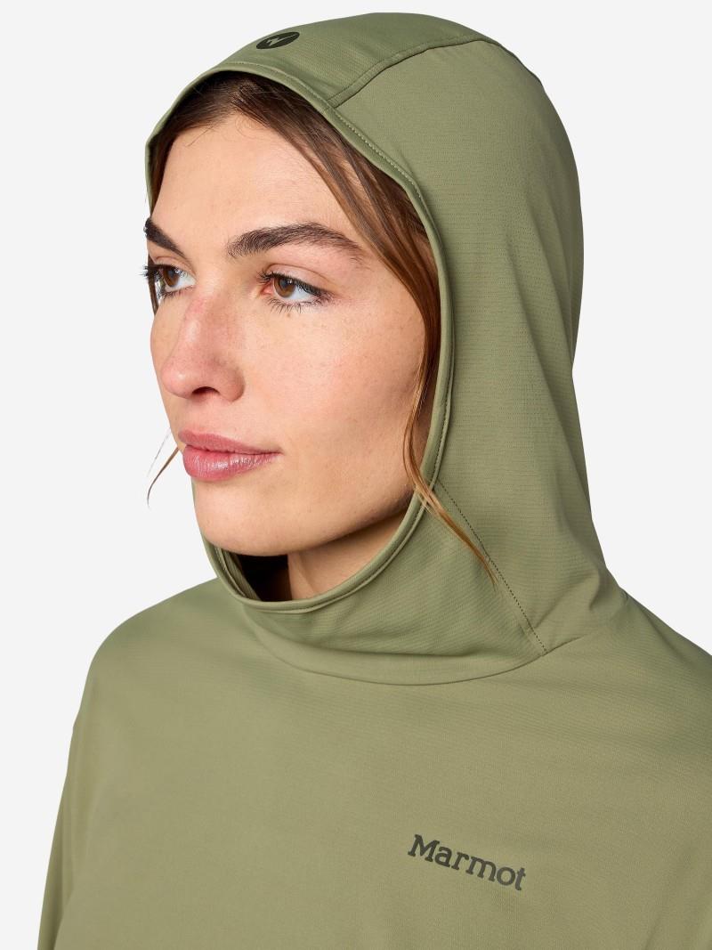 AirExchange UPF 50 Hoody - Womens - olive grove 1