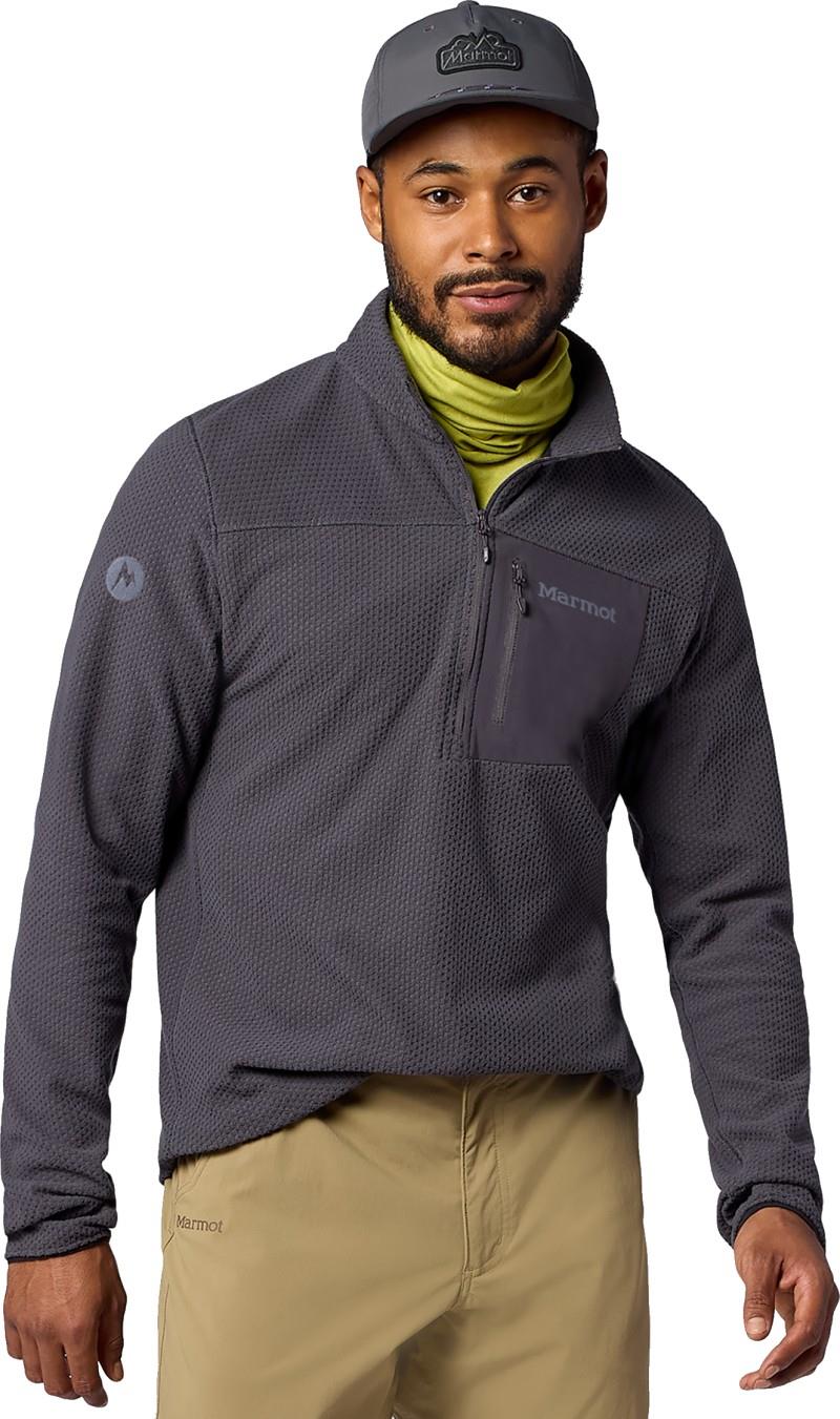 AirFleece 1/2 Zip - Mens - blackened 1