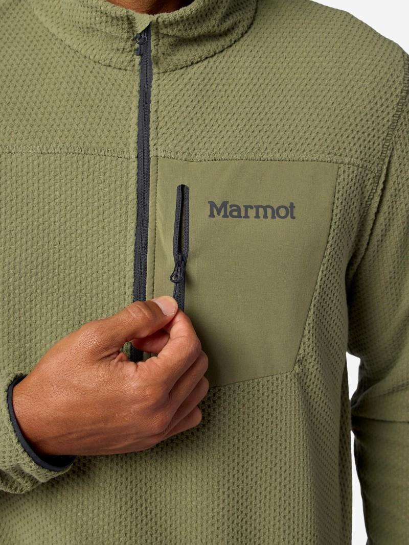 AirFleece 1/2 Zip - Mens - olive grove 1