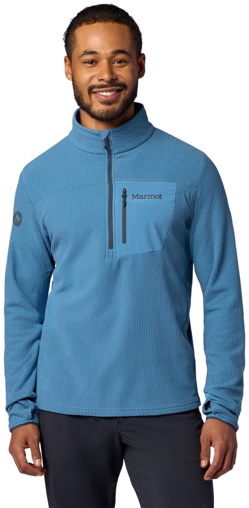 AirFleece 1/2 Zip - Mens - summer storm 1