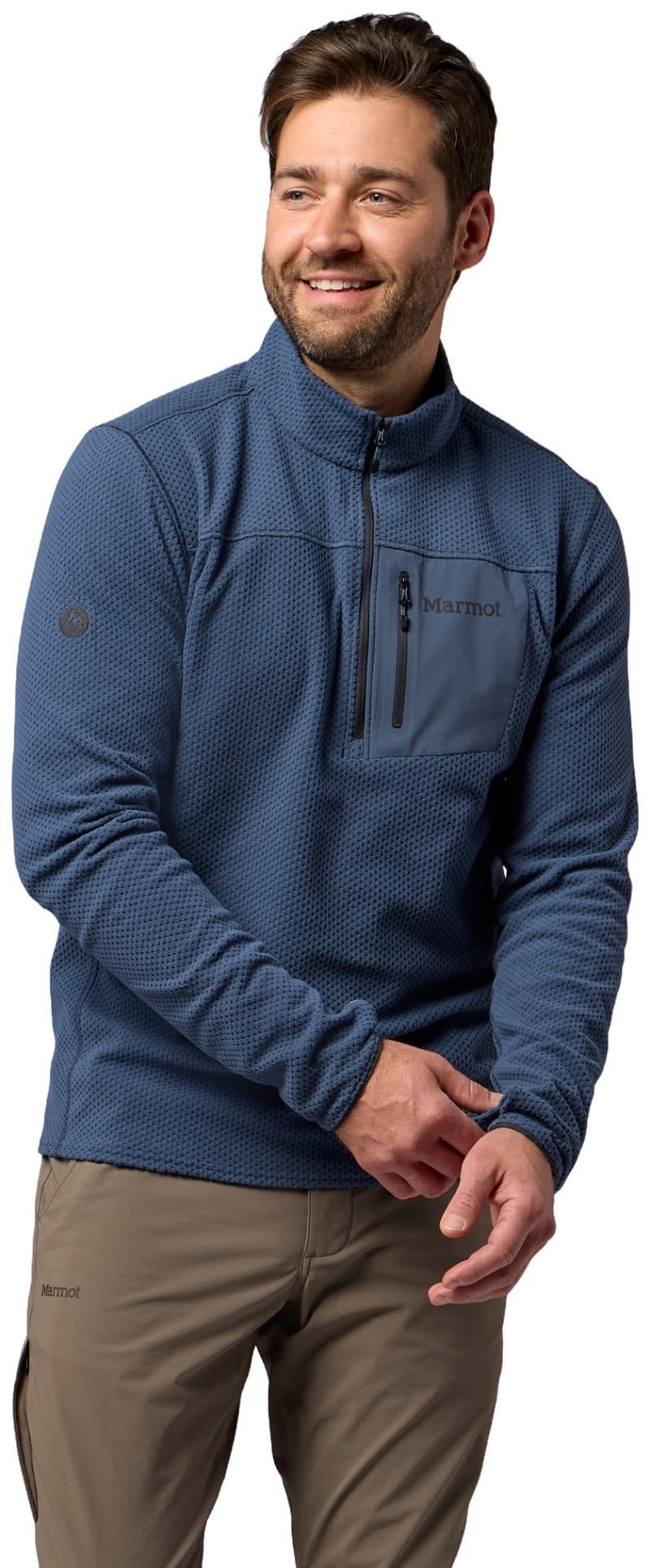 AirFleece 1/2 Zip - Mens - thunderhead 1