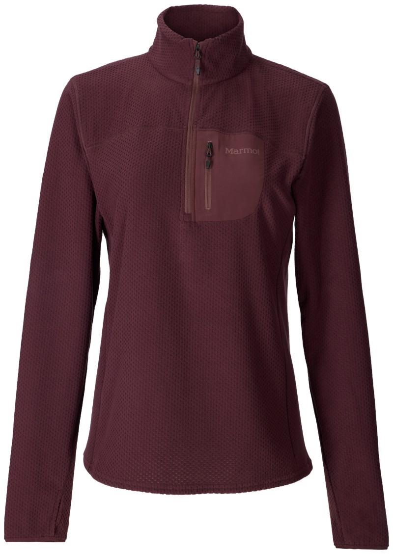 AirFleece 1/2 Zip - Womens - black plum 1
