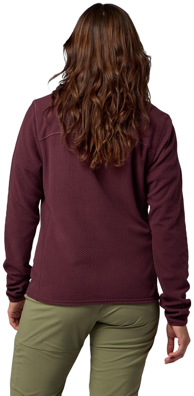 AirFleece 1/2 Zip - Womens - black plum 1