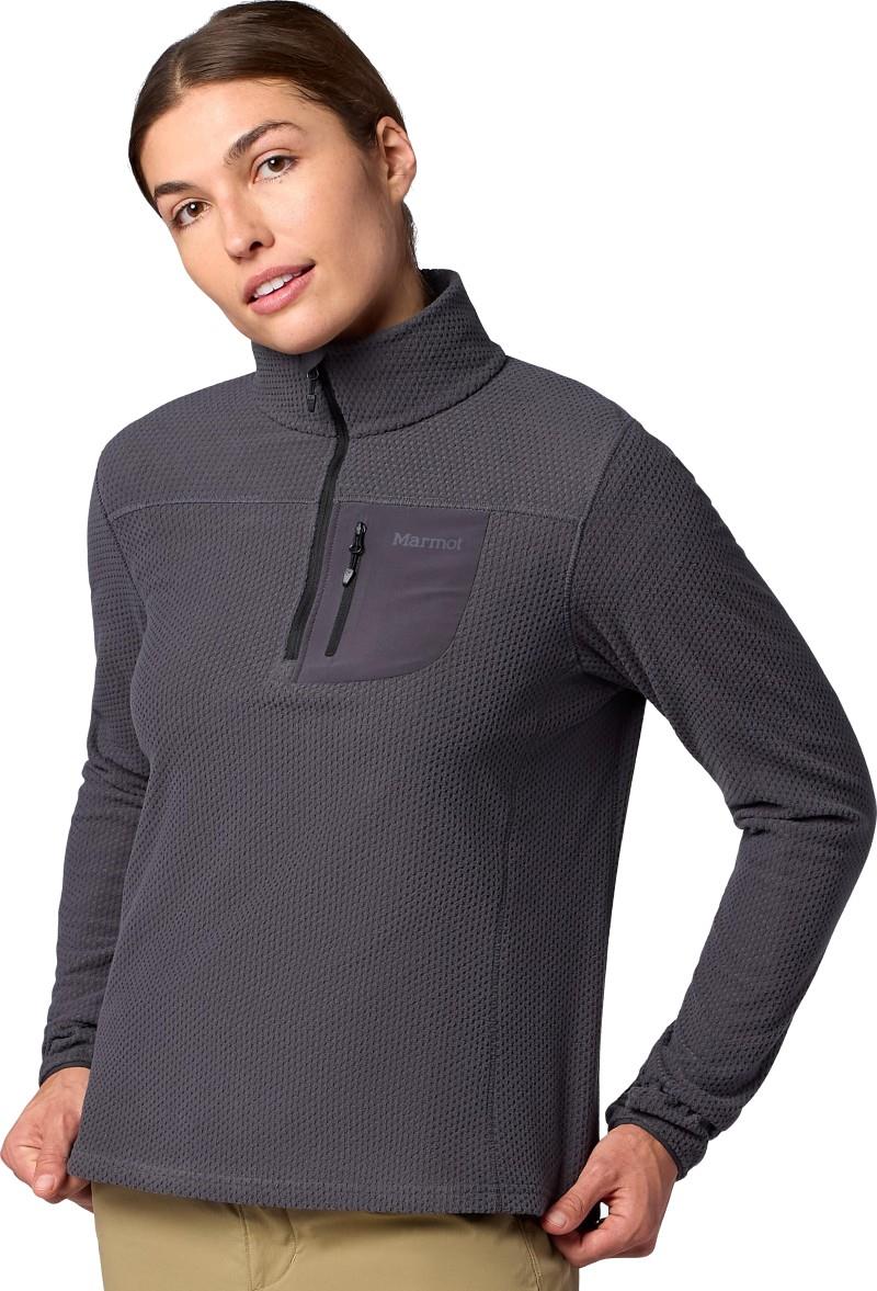 AirFleece 1/2 Zip - Womens - blackened 1
