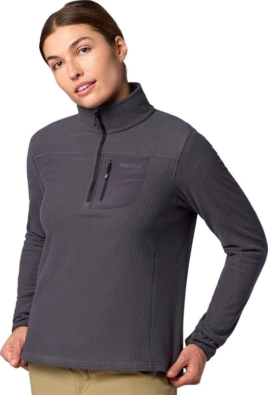 AirFleece 1/2 Zip - Womens - blackened 1