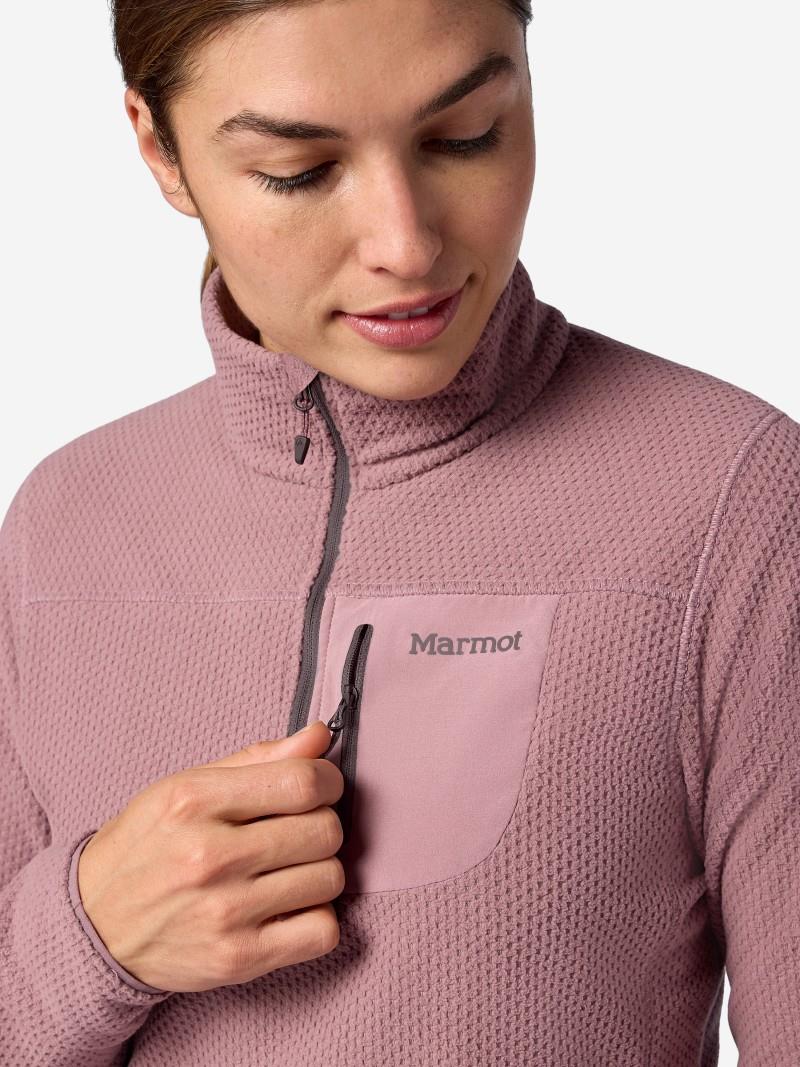 AirFleece 1/2 Zip - Womens - light mauve 1