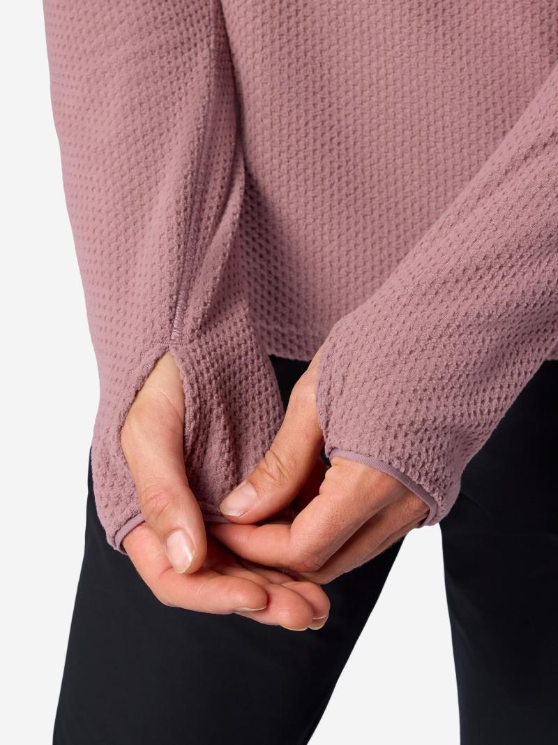 AirFleece 1/2 Zip - Womens - light mauve 1