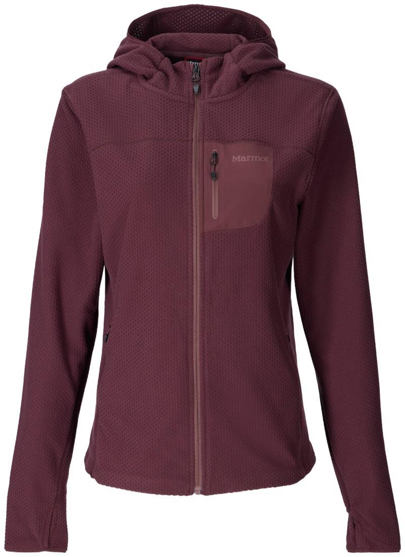 AirFleece Hoody - Womens - black plum 1