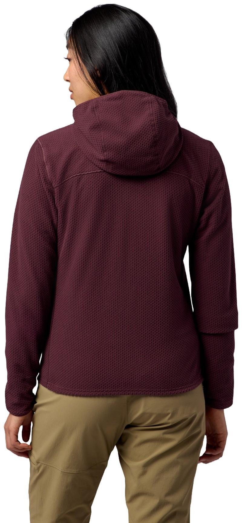 AirFleece Hoody - Womens - black plum 1