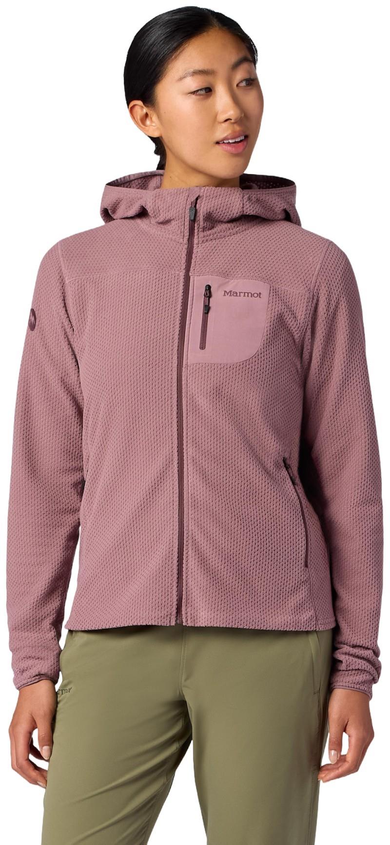 AirFleece Hoody - Womens - light mauve 1