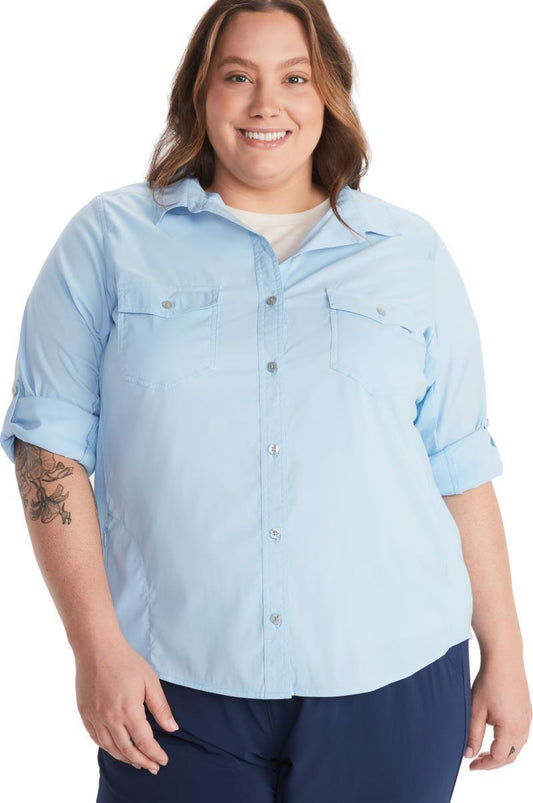 Annika LS - Plus - Womens - Tide Blue 1