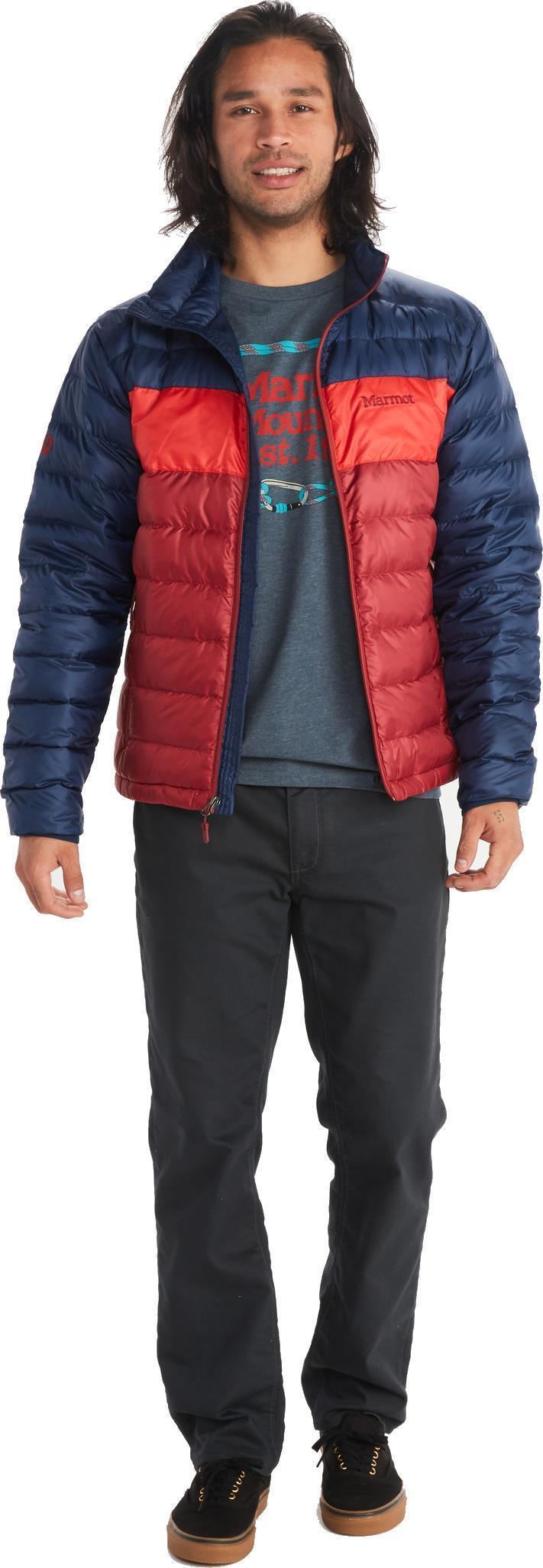 Ares Jacket - Mens - Arctic Navy / Victory Red 4