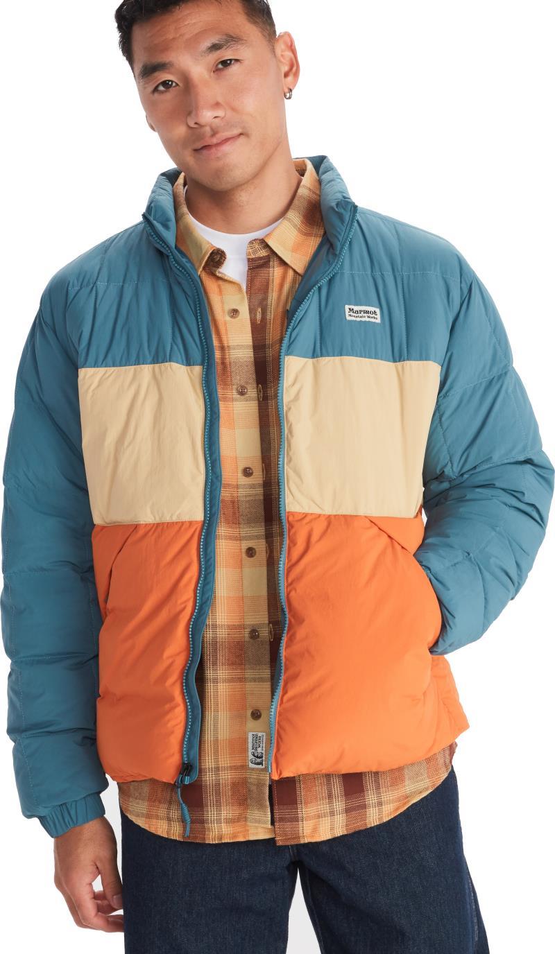 Ares Jacket - Mens - Moon River / Light Oak / Tangelo 1