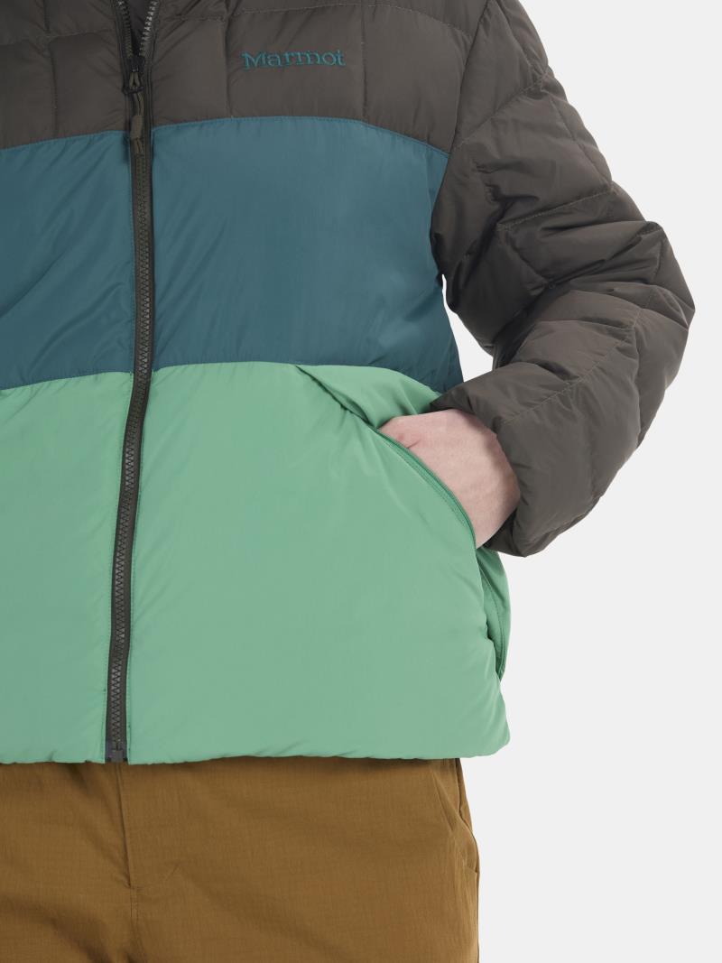 Ares Jacket - Womens - Rosin Green / Dark Jungle / Clover 3