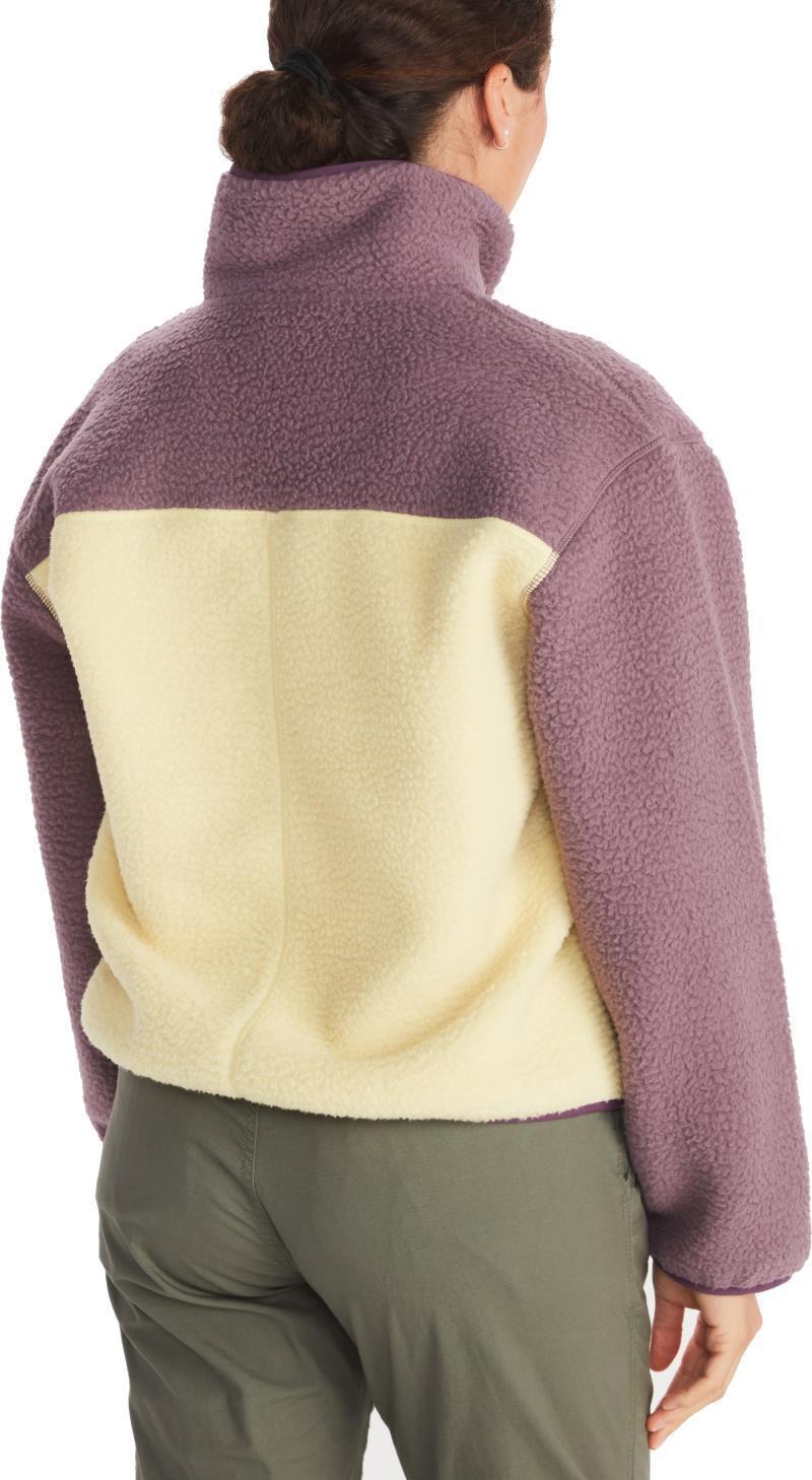 Aros Fleece 1/2 Zip - Womens - Hazy Purple / Wheat 2