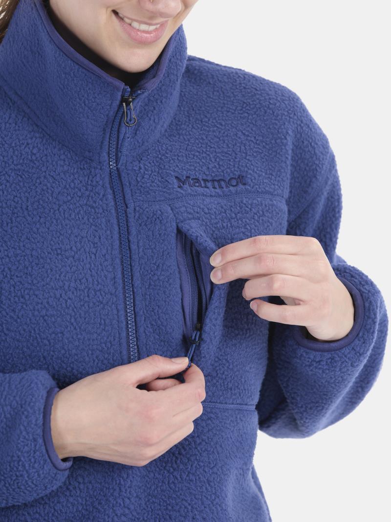 Aros Fleece 1/2 Zip - Womens - Twilight Blue 3