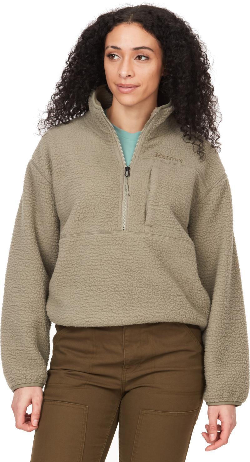 Aros Fleece 1/2 Zip - Womens - Vetiver 1