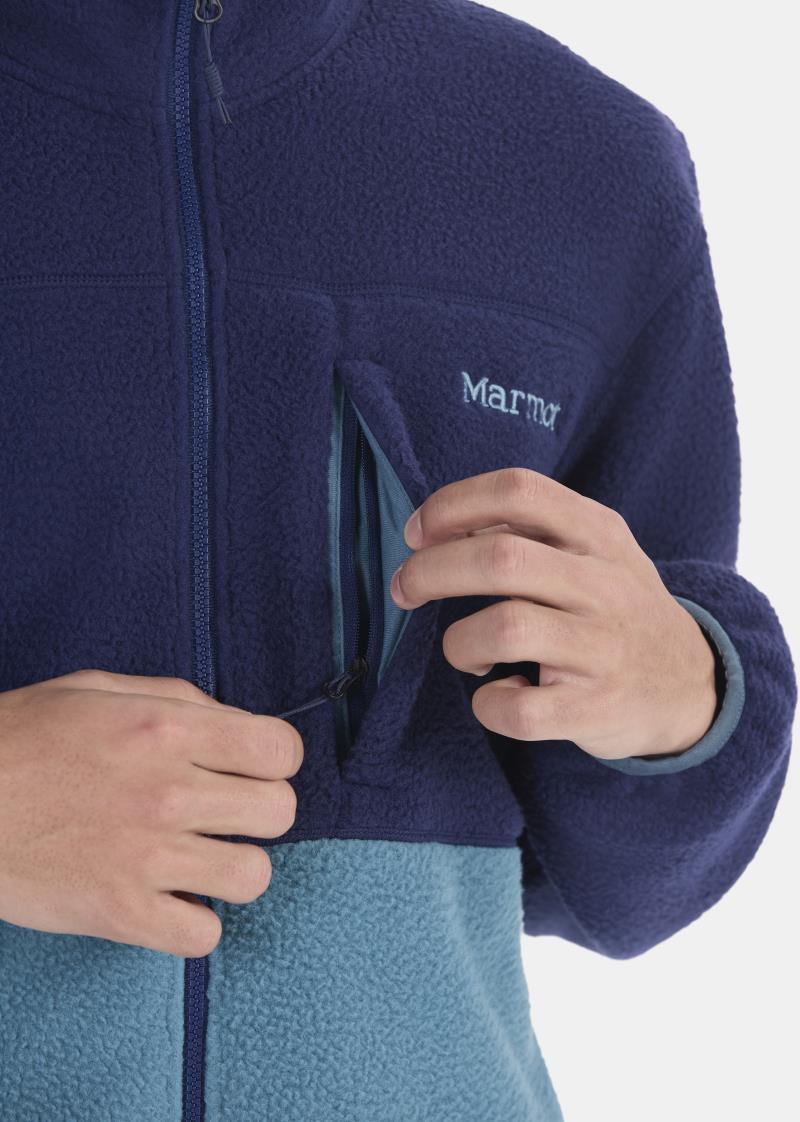 Aros Fleece Jacket - Mens - Arctic Navy / Moon River 1
