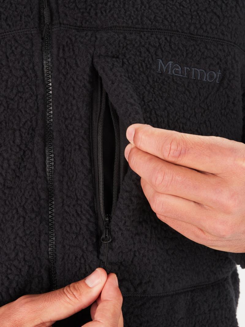 Aros Fleece Jacket - Mens - Black 4