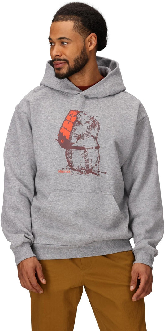 Backpacker Marty Hoody - Mens - grey heather 1