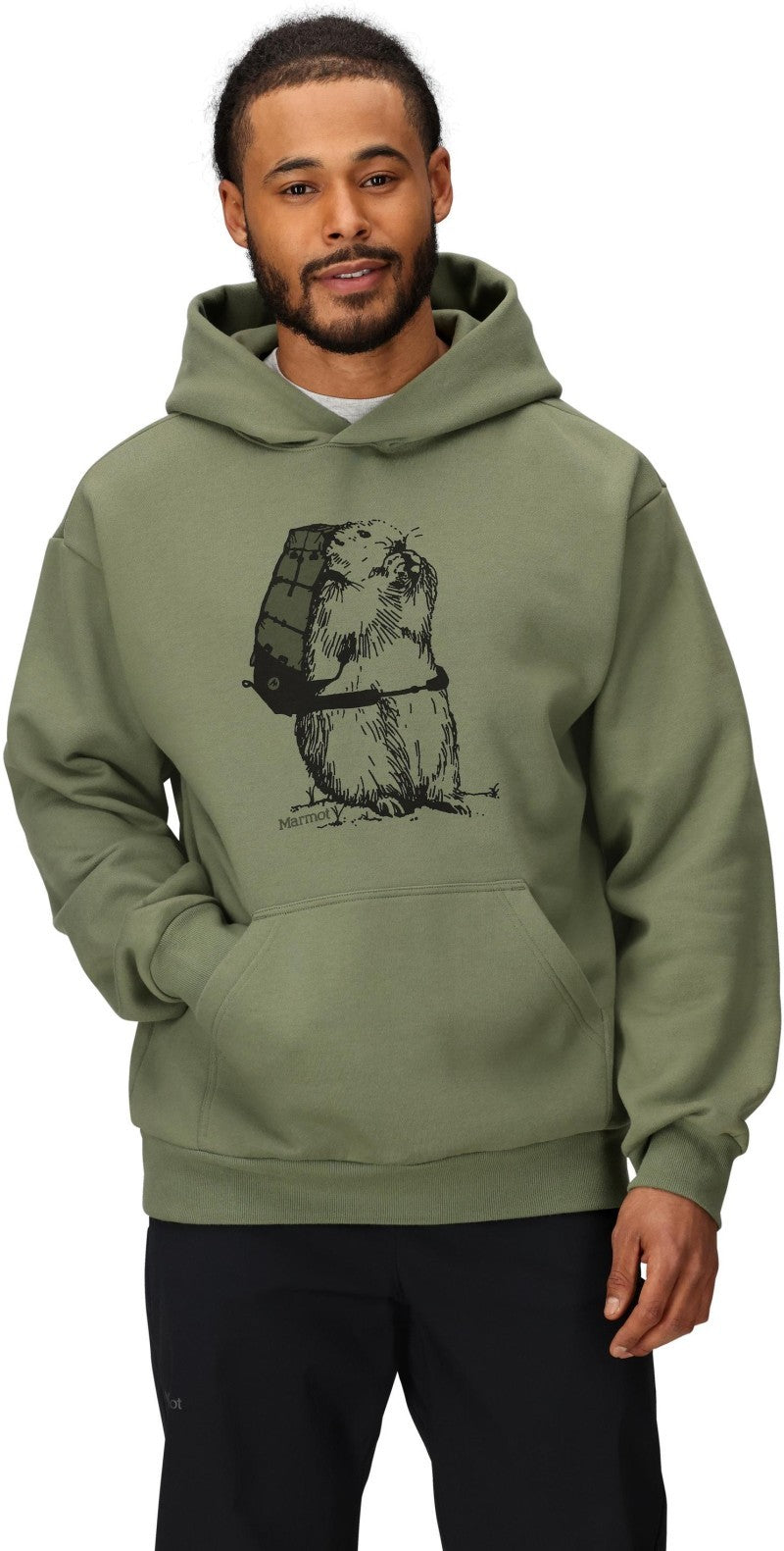 Backpacker Marty Hoody - Mens - olive grove 1