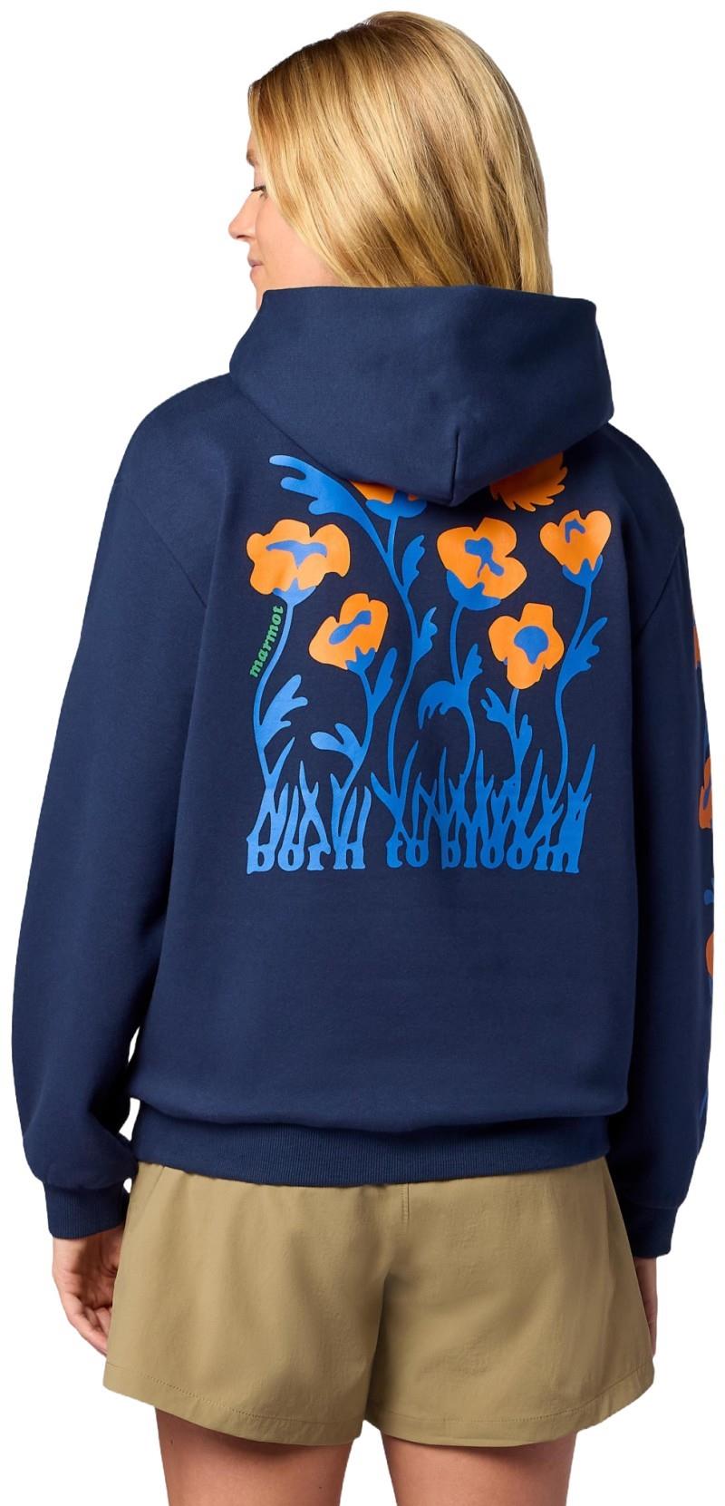 Born to Bloom Hoody - Womens - nightfall navy 1