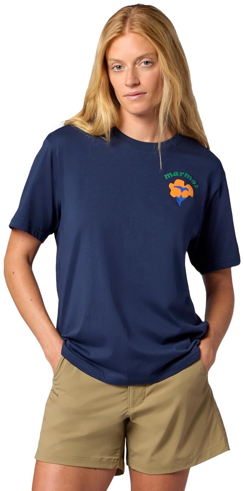 Born to Bloom Tee SS - Womens - nightfall navy 1