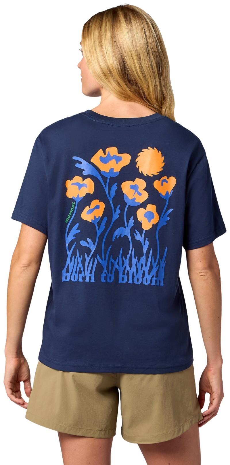Born to Bloom Tee SS - Womens - nightfall navy 1