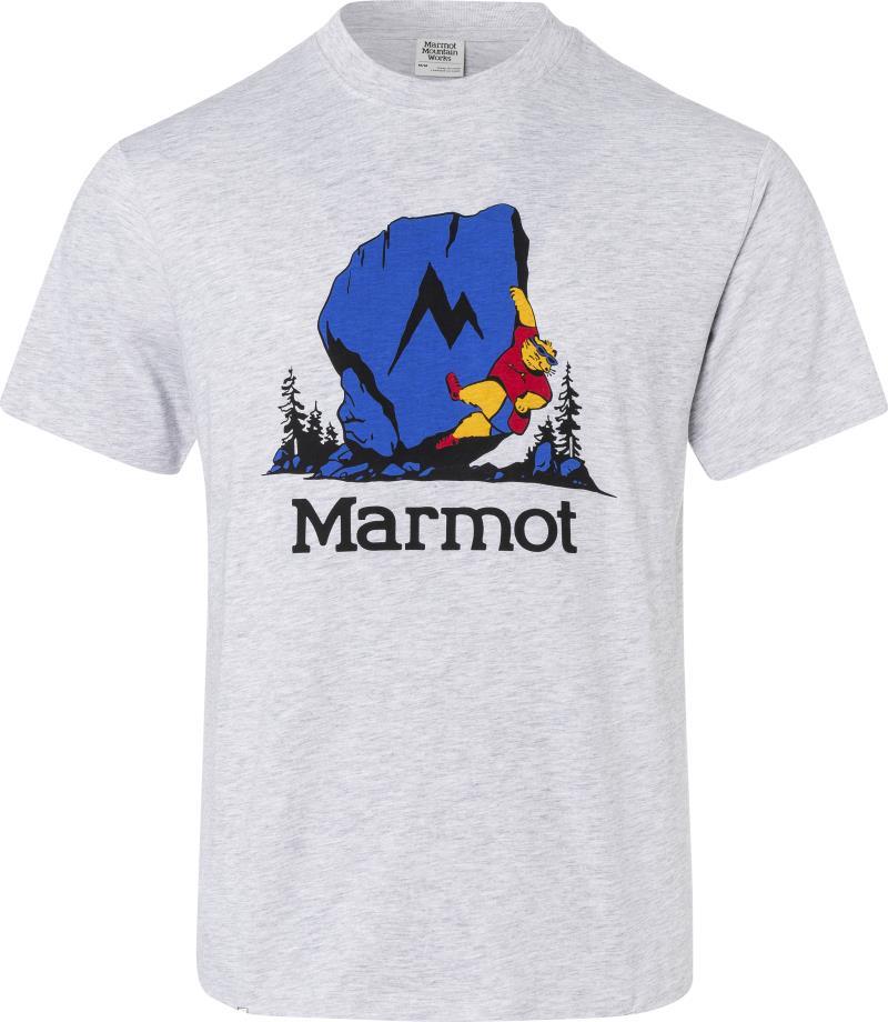 Bouldering Marty SS - Mens - light grey heather 1