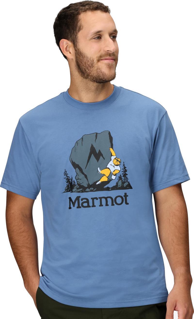 Bouldering Marty SS - Mens - rain cloud 1