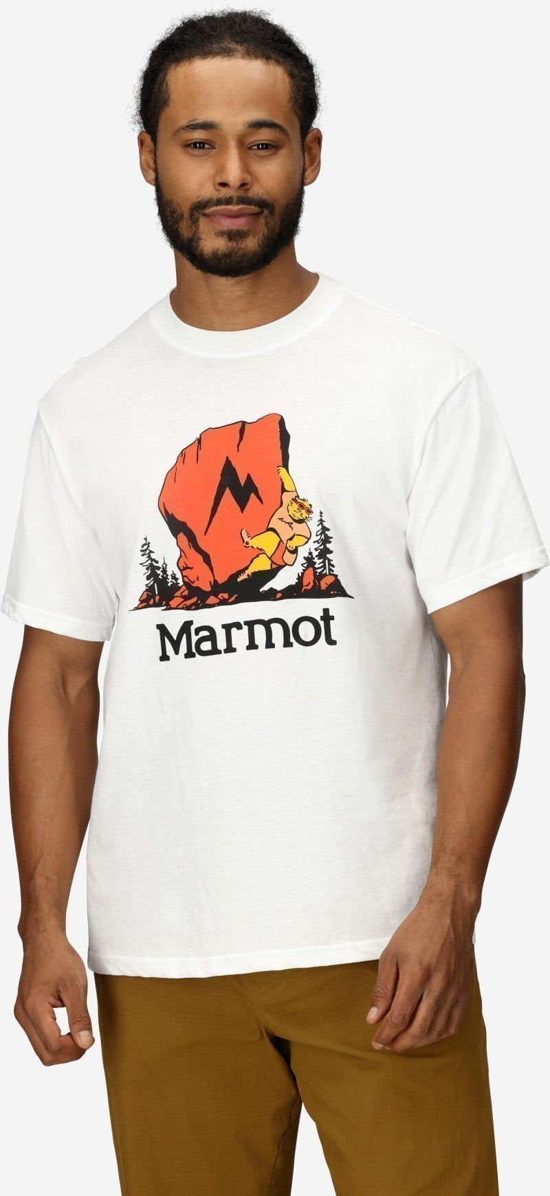 Bouldering Marty SS - Mens - white 1