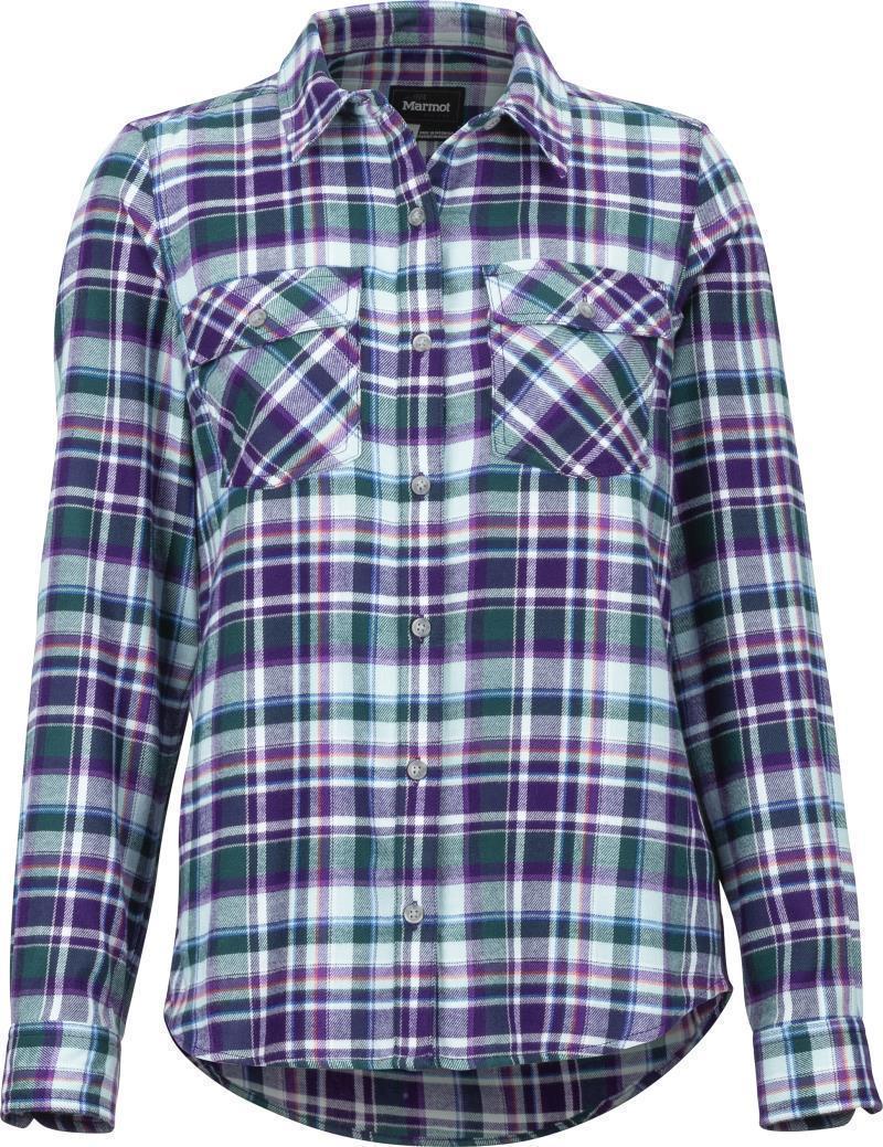 Bridget Midweight Flannel LS - Womens - Acai 1