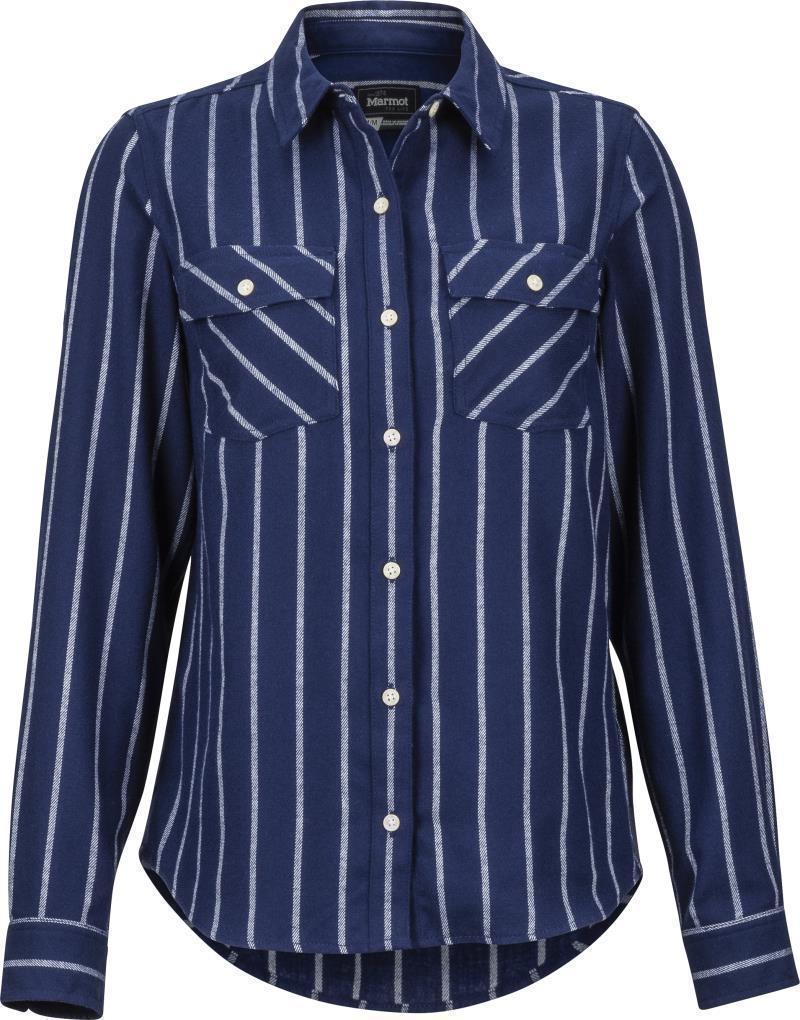 Bridget Midweight Flannel LS - Womens - Arctic Navy 1