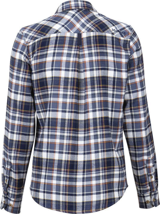 Bridget Midweight Flannel LS - Womens - Slate Grey 1