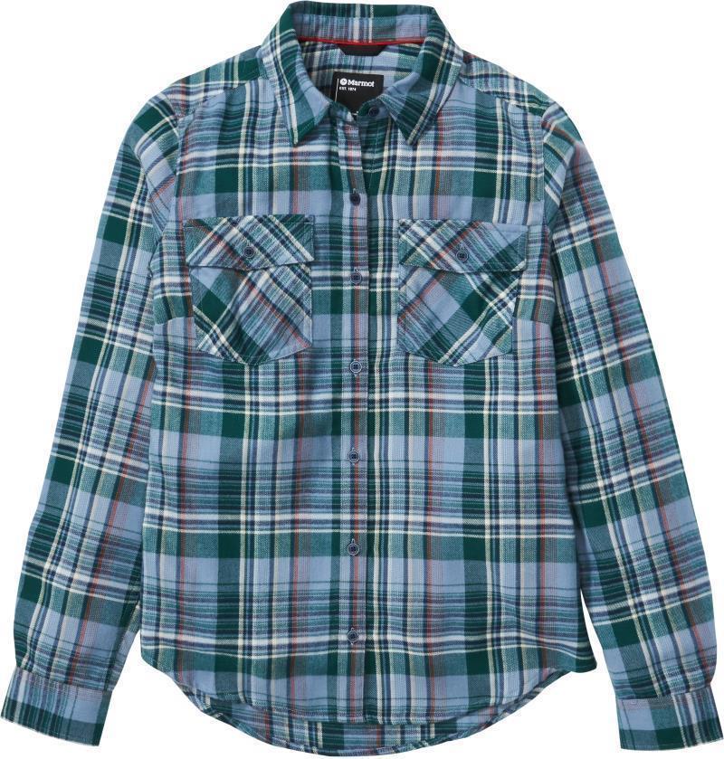 Bridget Midweight Flannel LS - Womens - dusk 1